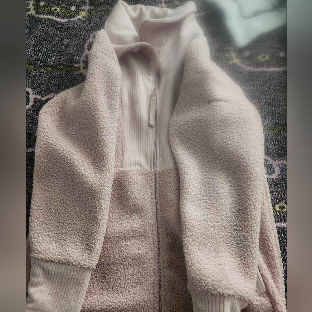 Women's Pink Sherpa Columbia Jacket